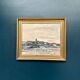 Original Swedish Oil on Panel – "Uppsala" by Gusten Widerbäck – Signed – Dated 1965 (on the back) – Framed – 38 × 43 cm