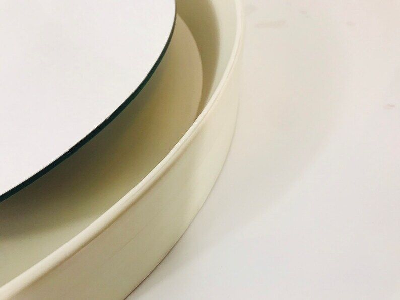 Round illuminated mirror by Schöninger, Germany, 1970s