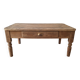 Table basse de ferme style campagne en chêne