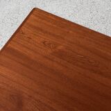 Midcentury rectangular extendable dining table in teak by Johannes Andersen for Uldum 1960s