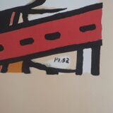 Fernand LÉGER: Chair and cow, signed lithograph