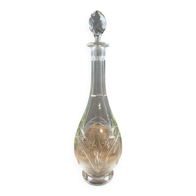 Carafe à vin en cristal taillé de Nancy