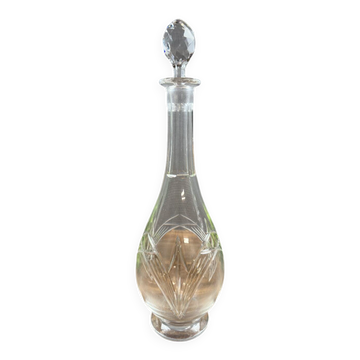 Carafe à vin en cristal taillé de Nancy