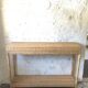 Vintage rattan console