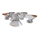 Saint Louis cups diamond model 1930 to 1940