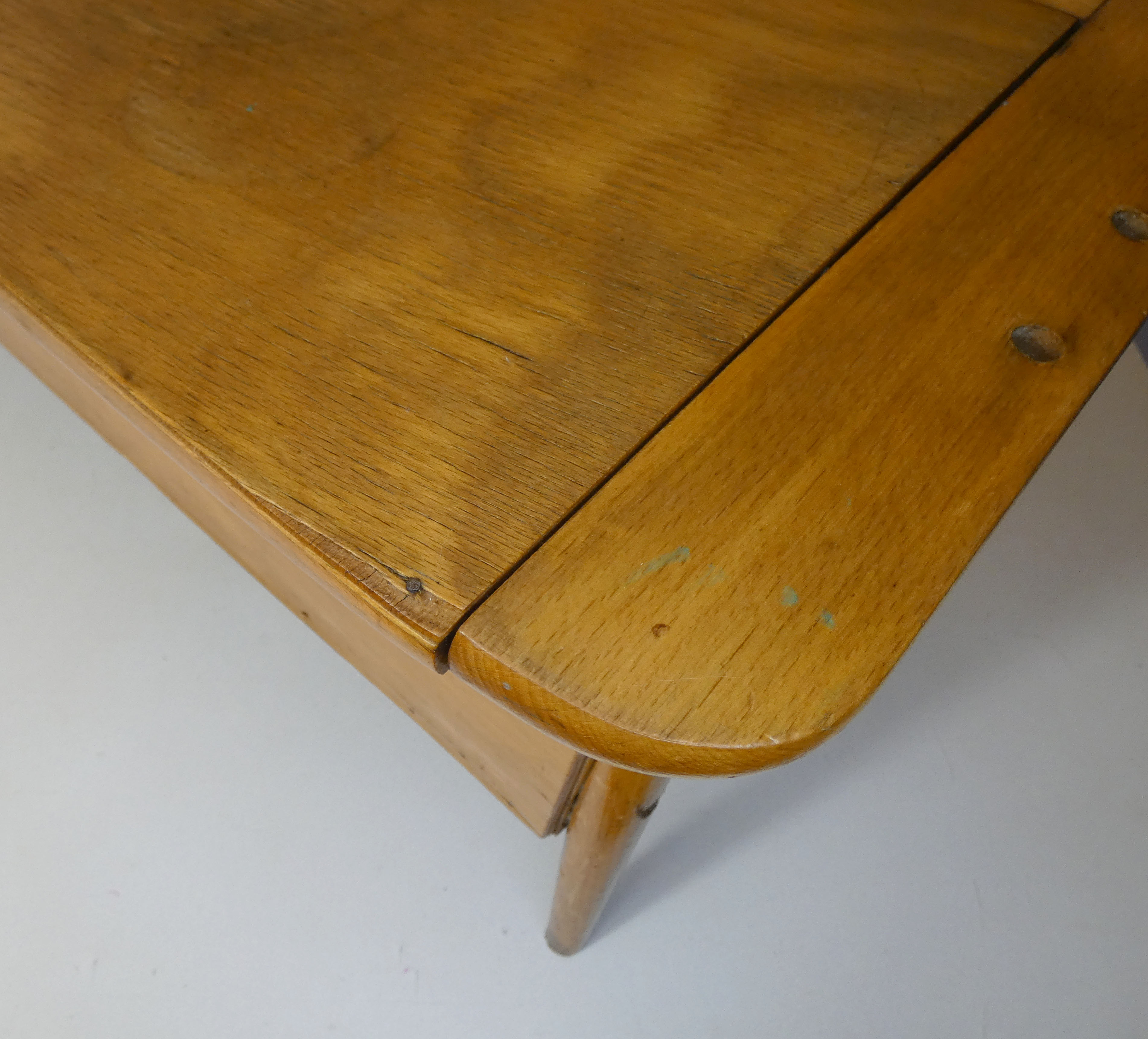 Old wooden bench for children