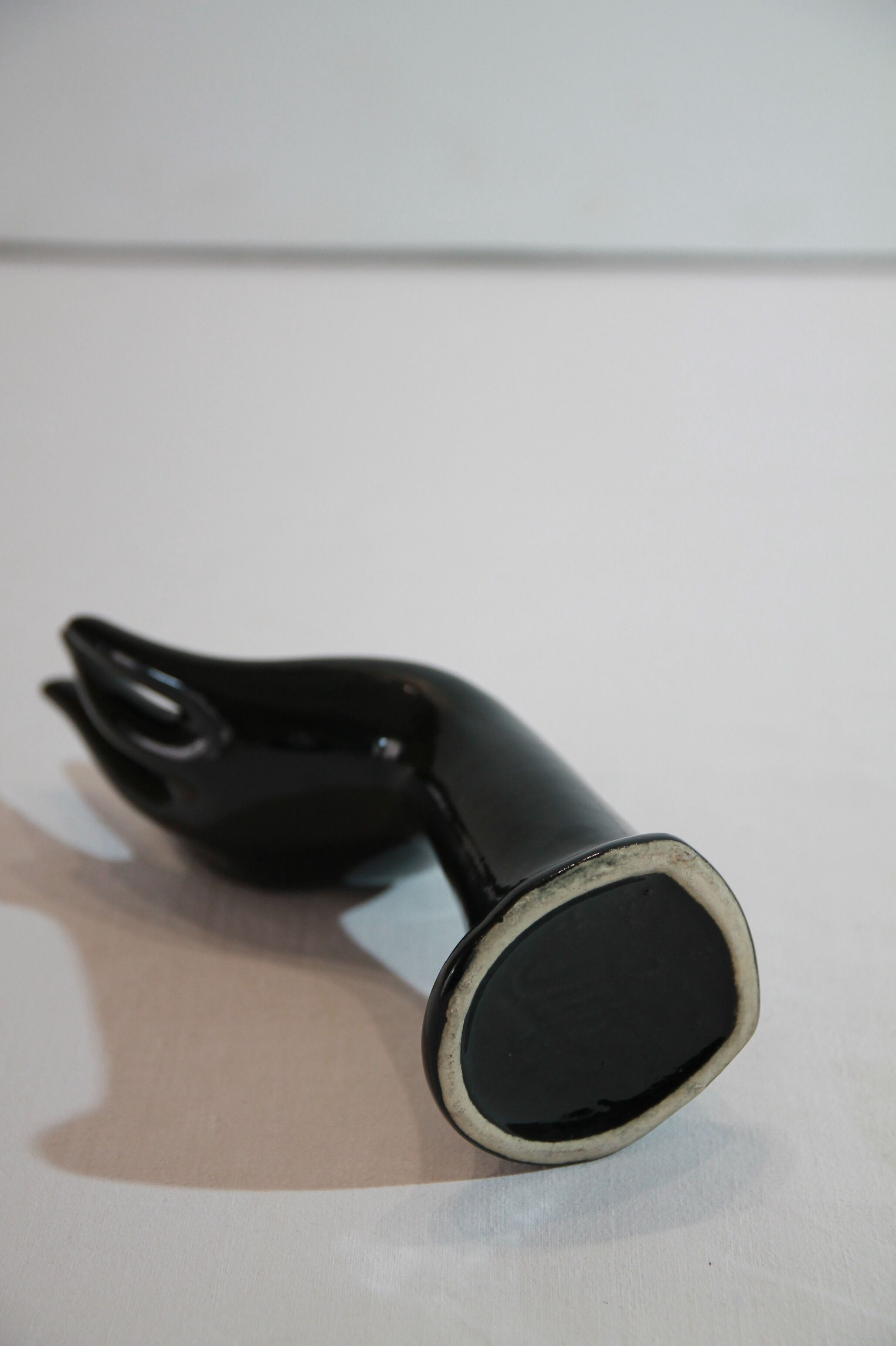 Black ceramic hand
