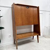 Scandinavian secretary with compass feet