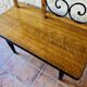 Vintage oak freestanding shelf, Circa 60s