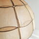 Mother-of-pearl and brass pendant lamp from the 60s and 70s