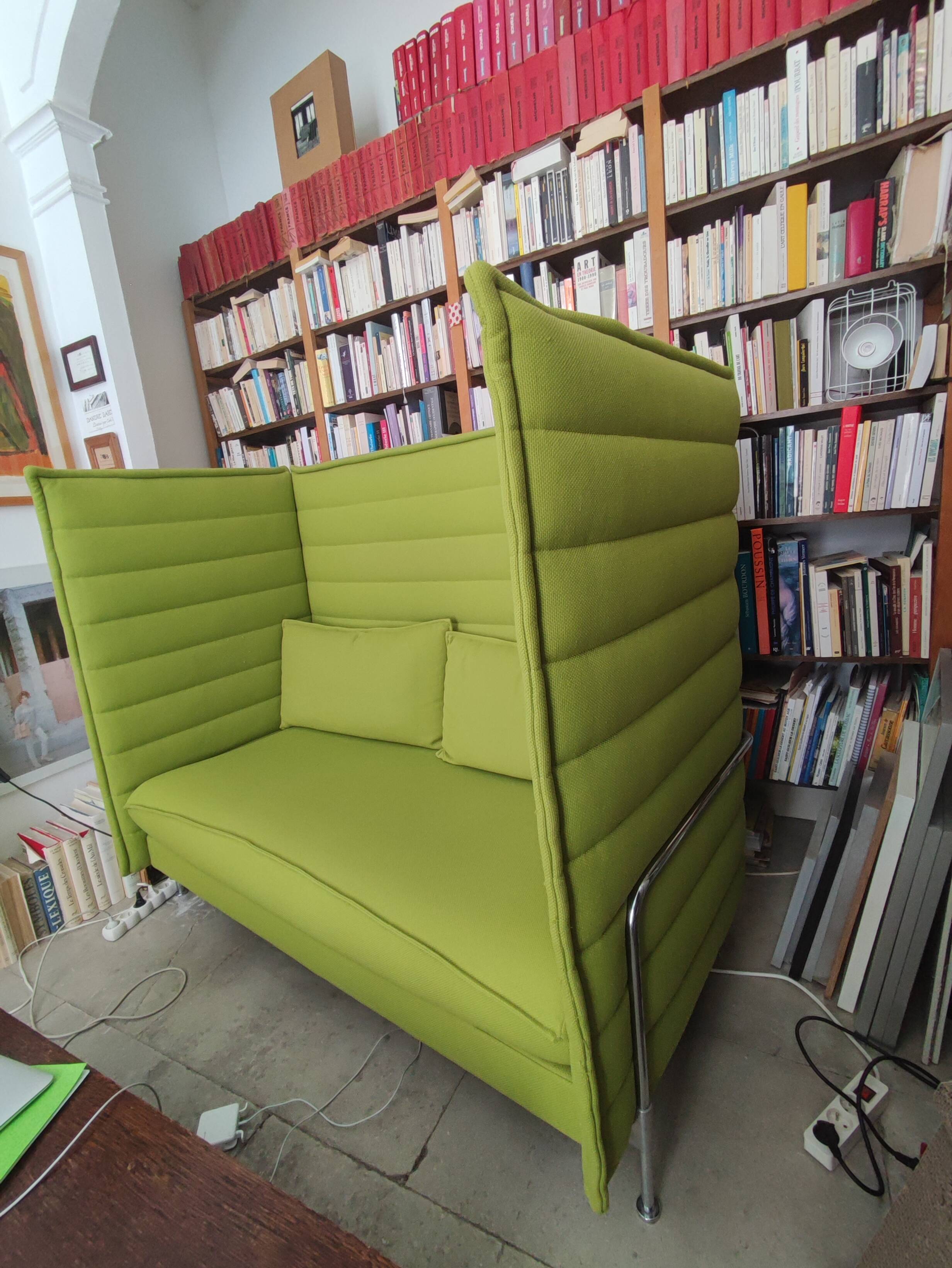 Alcove Highback sofa by the Bouroullec brothers, published by Vitra. 2/3 seater.
