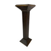 Colonne en rotin vintage bambou pilier années 70 rattan mcguire