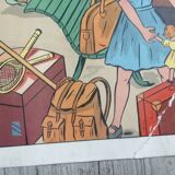 School poster "the mechanic/the station" 56x76