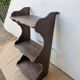 Art Deco walnut wall shelf 1930
