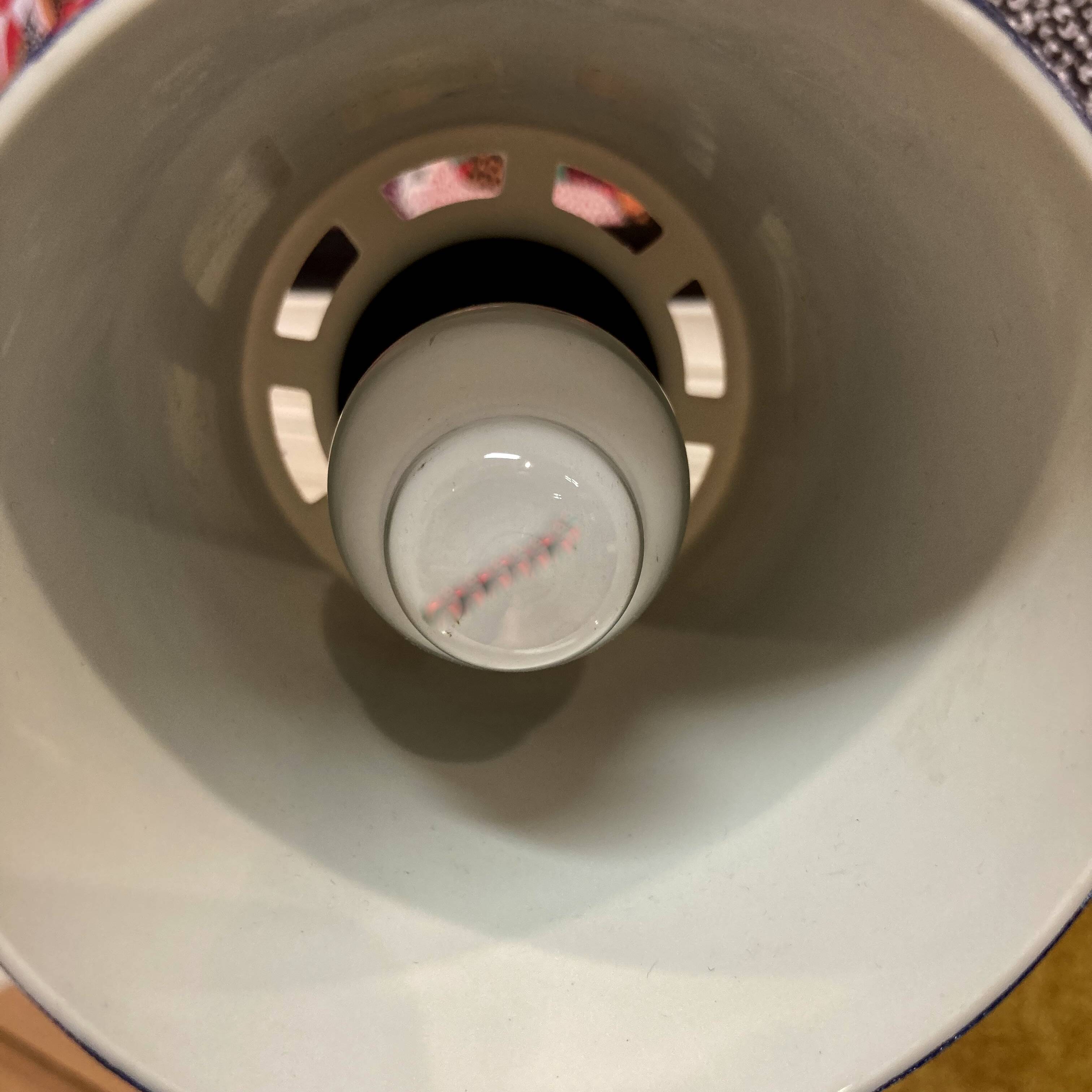 Pair of large modular industrial lamps from the 1950s.