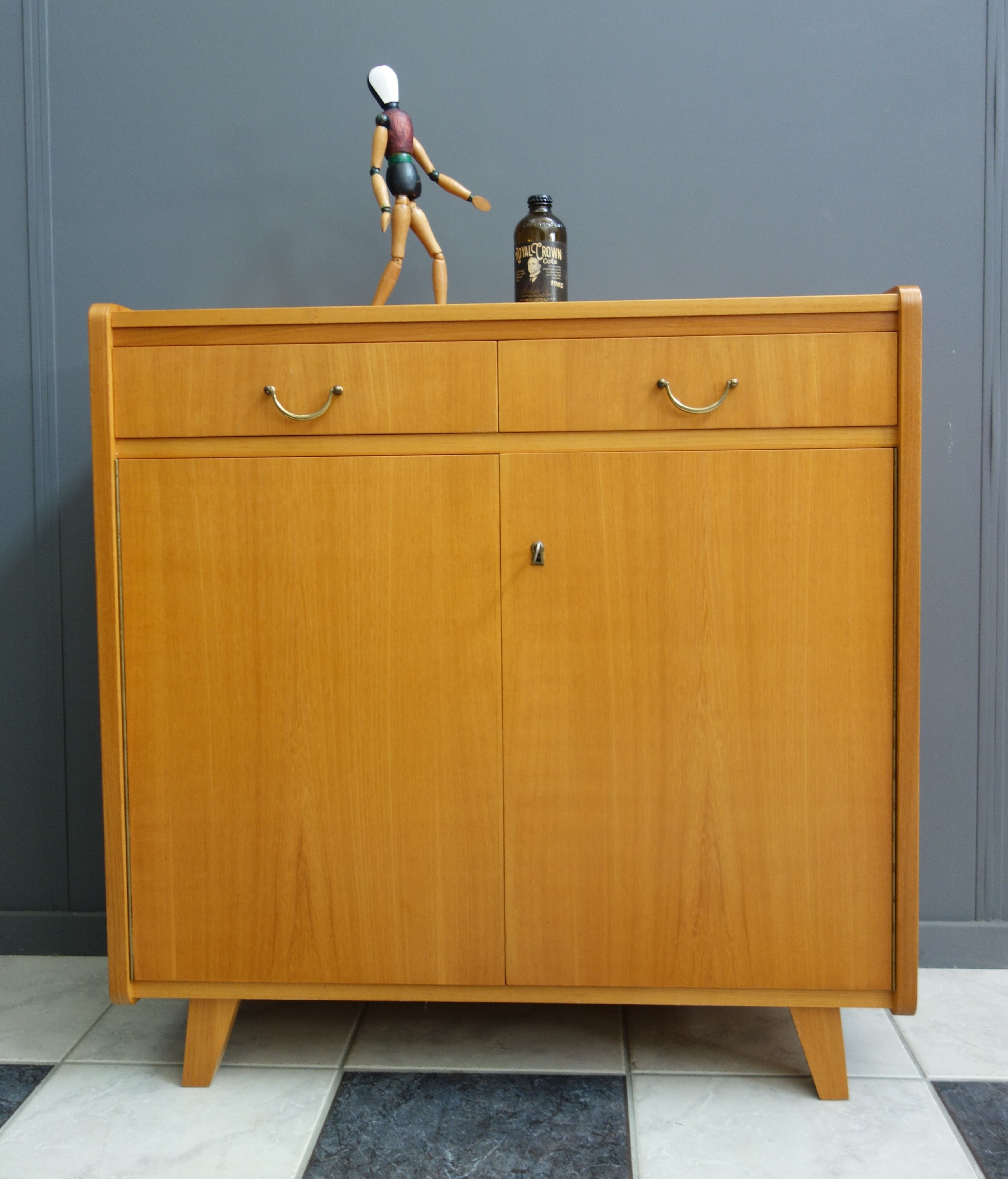 Tepe blond wood  sideboard cabinet 1960s