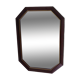 Solid wood mirror with gilded metal edging 47.50x 67 cm