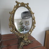 Mirror psyche on foot 34x46cm