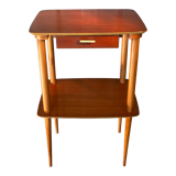 Fifth wheel console 60s, mahogany