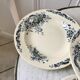 Set of 5 hollow plates Terre de Fer Salins model "Rocaille"