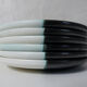 6 ceramic stoneware plates signed Vallauris Cerenne
