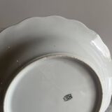 Children's plate in Limoges porcelain with cat motifs.