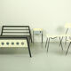 Rob Parry et Emile Truijen Lit, chaise et table de chevet pour la série Dico « Kamer 56 », années 1950