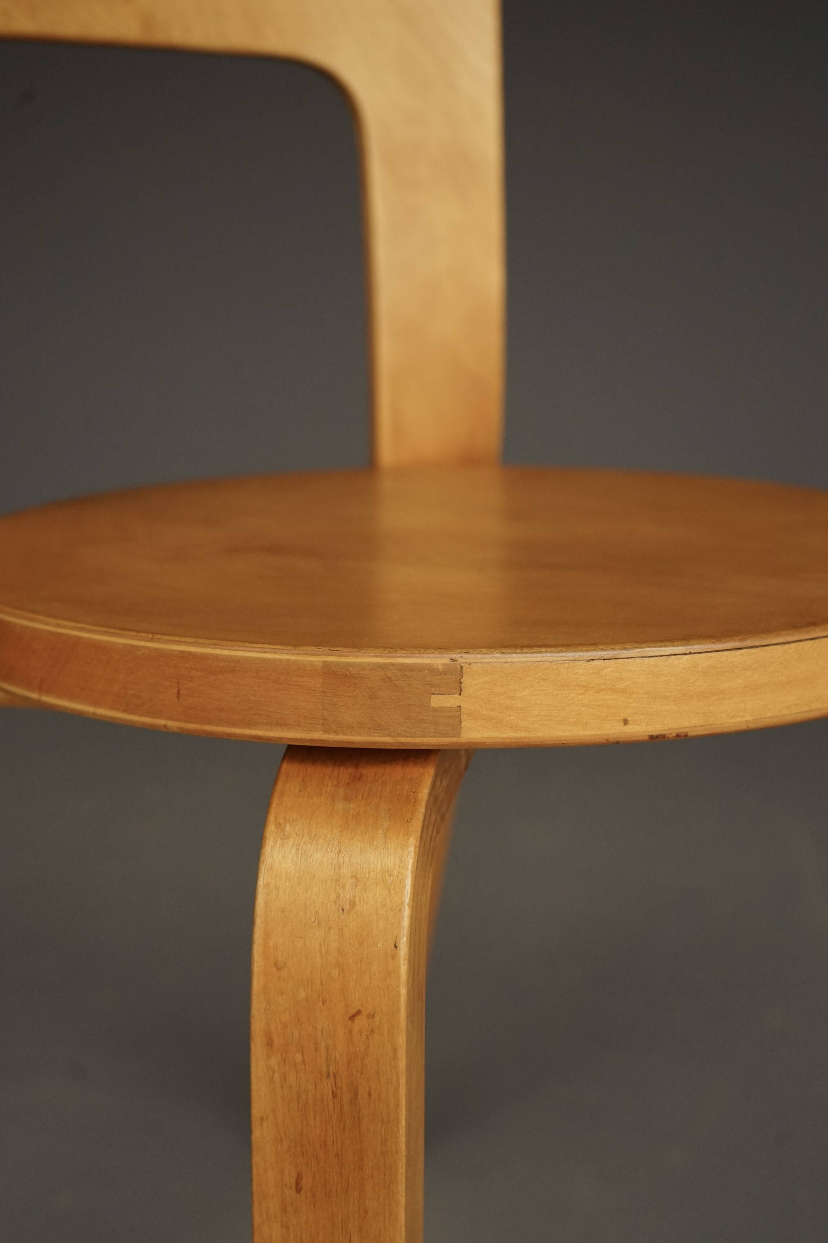 Model 66 Side Chair by Alvar Aalto for Artek, 1940s