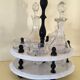 Table set 1900, 5 containers for oil, vinegar, condiments, Gien