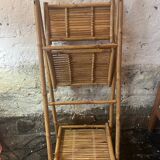 Vintage bamboo shelf