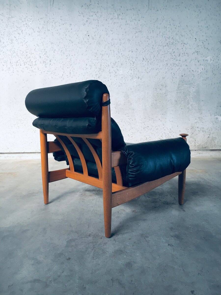 Scandinavian lounge chairs attributed to Eric Merthen for Ire Möbler, Sweden, 1960s, set of 2.