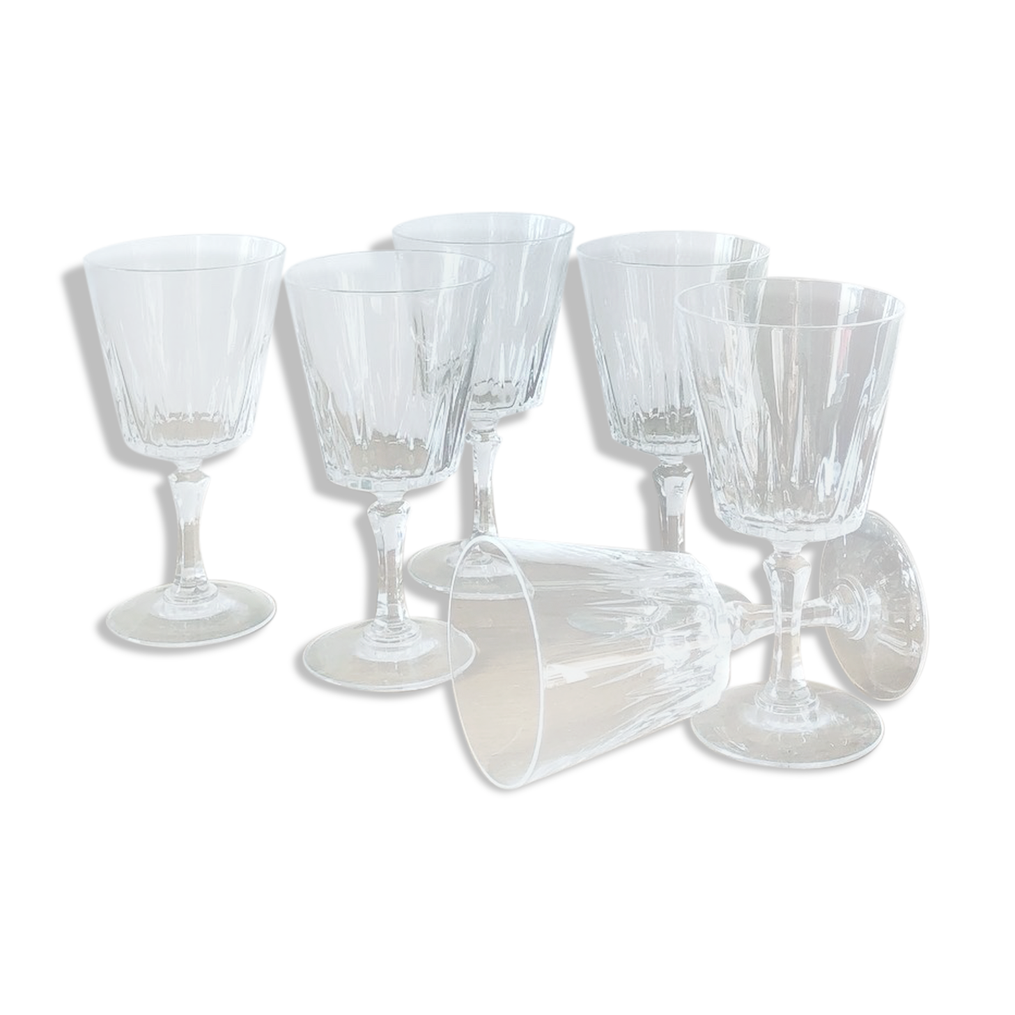 Set of 6 wine glasses