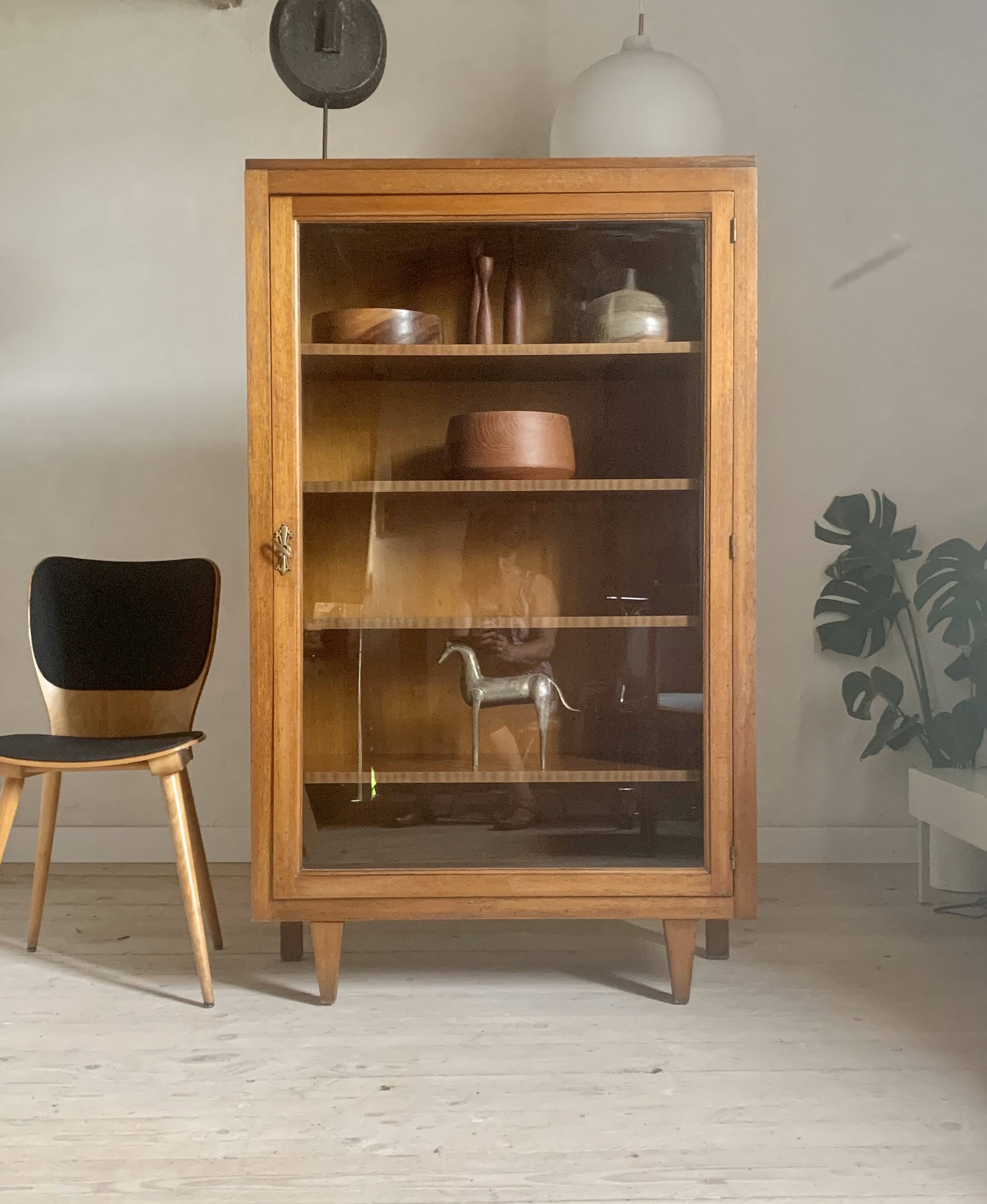Vintage display cabinet bookcase