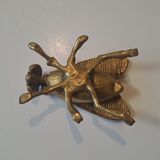 Brass fly ashtray