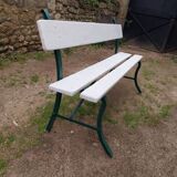 Rustic garden bench