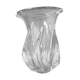 Transparent crystal vase