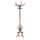 Baumann coat rack, swivelling parrot design from the 60s/70s in wood.