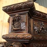 Renaissance-style castle buffet with 19th-century Atlanteans