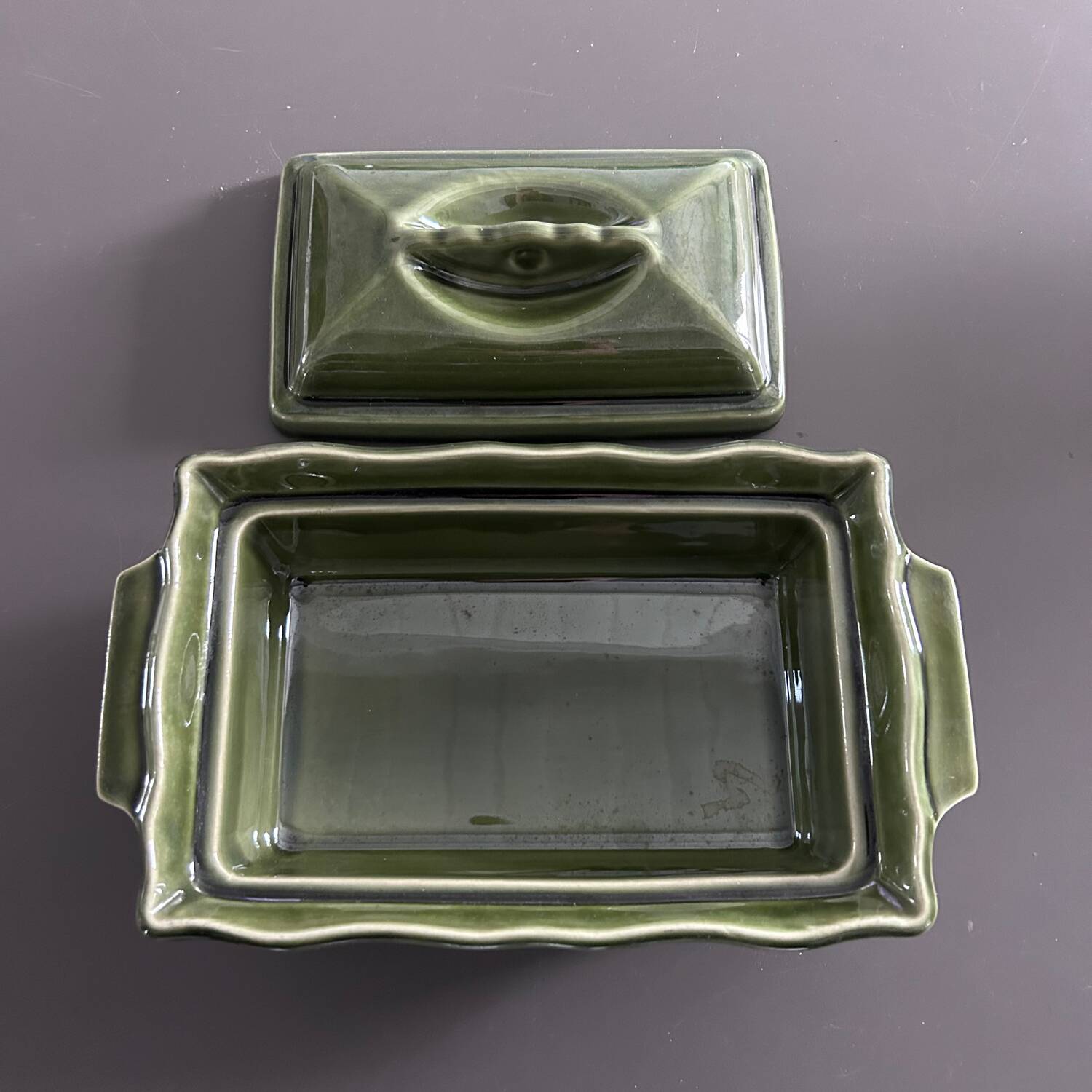 Terrine provençale vert olive