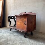 Vine wood bar cabinet
