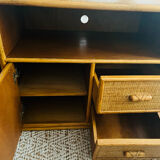 Rattan TV cabinet
