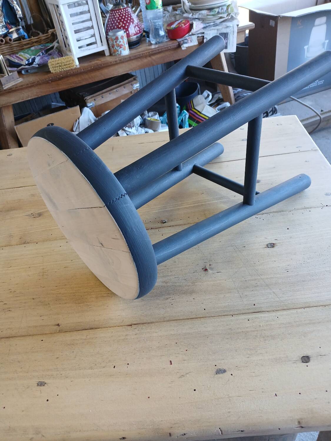 Antique 4-legged stool