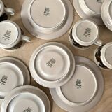 Service de 4 tasses à thé RUIJA Arabia Finland années 70