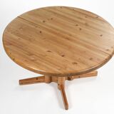 Table bois à rallonge / Extending dining table by Raine DAUMILLER