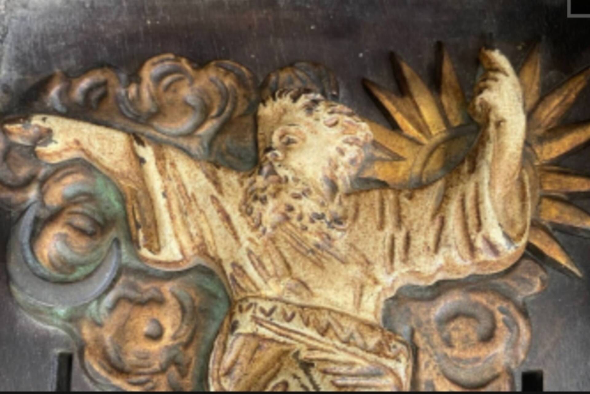 Ancient Gothic seat