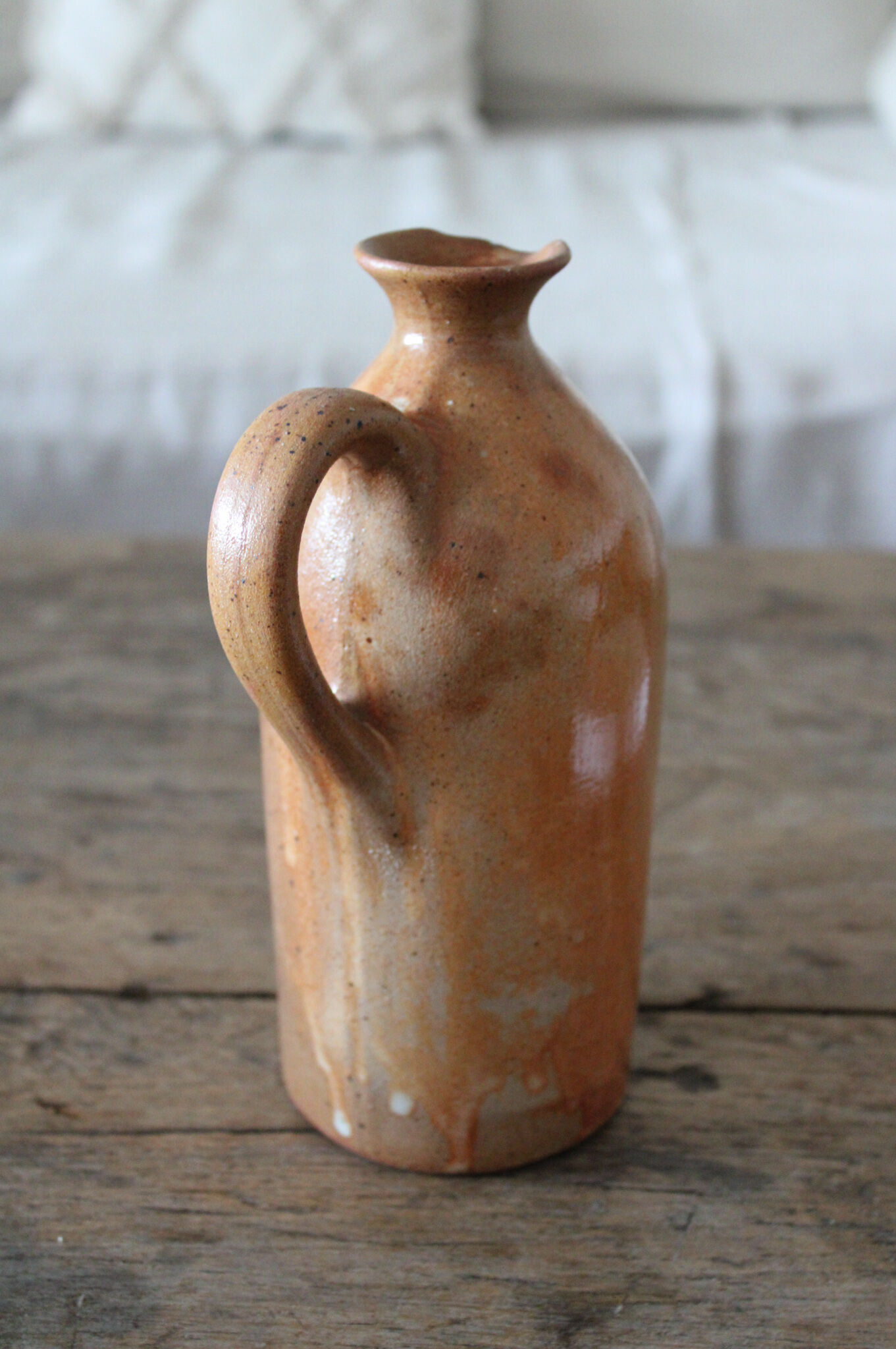 Stoneware pitcher