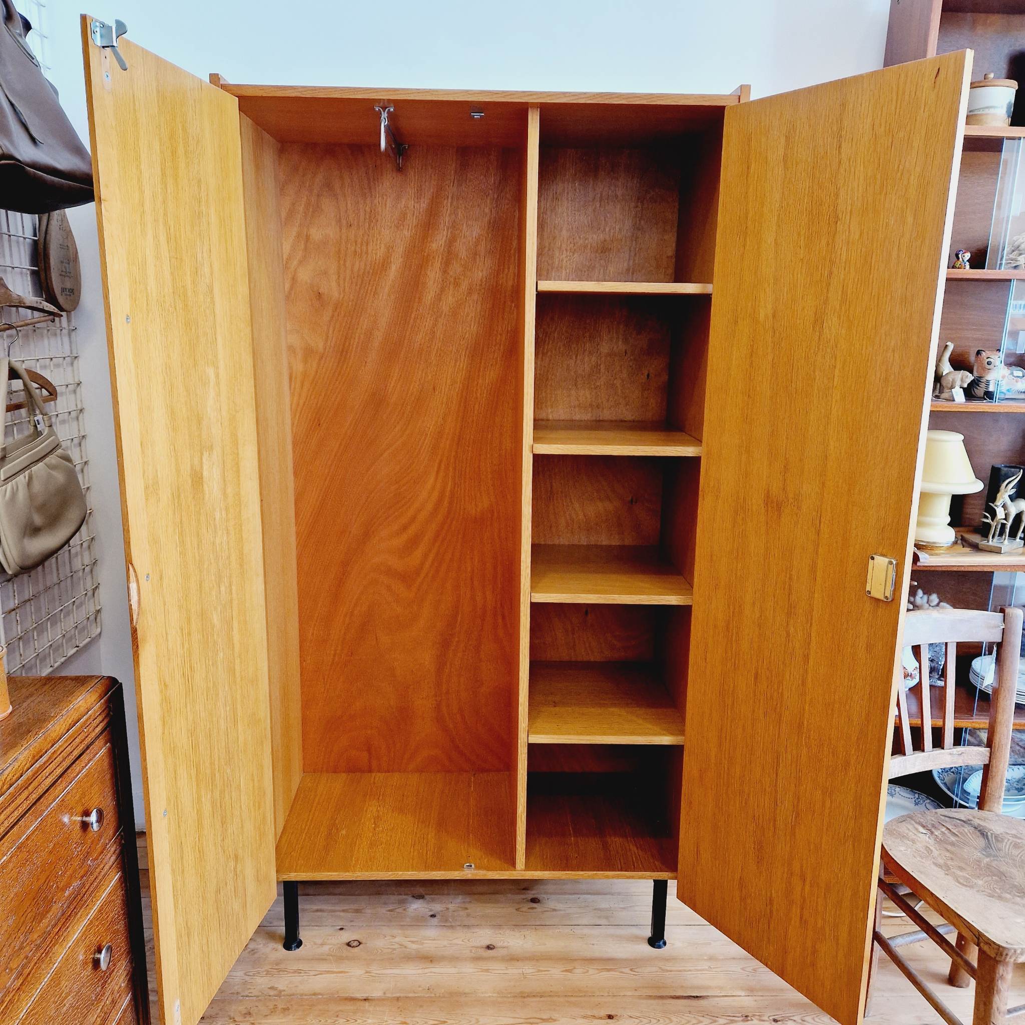 Wooden wardrobe