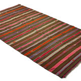 Anatolian handmade kilim rug 287 cm x 158 cm