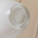 Vintage white milk-glass Salong vase by Johanna Jelinek for IKEA - mouth-blown glass, Scandinavian design