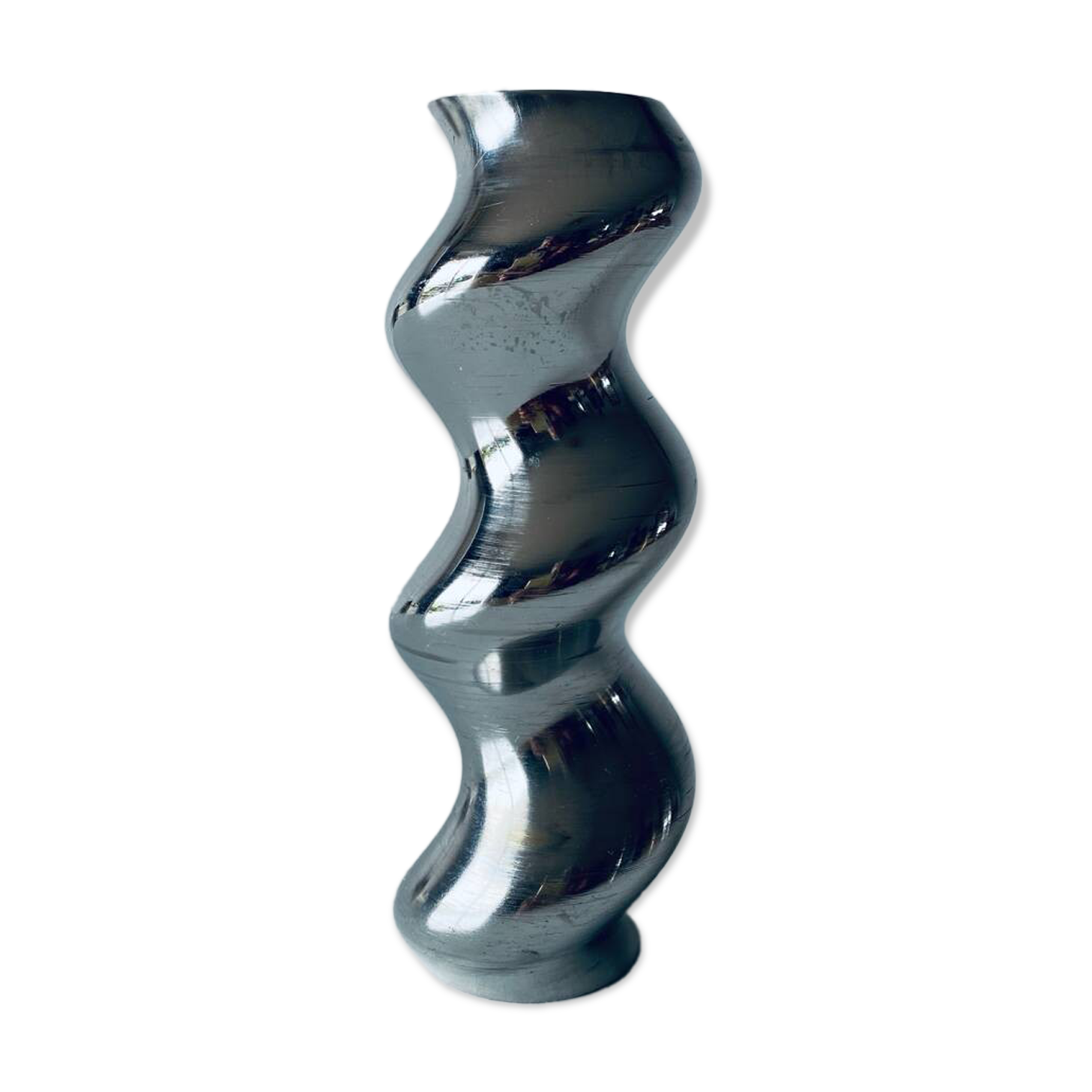 Bougeoir design torsadé